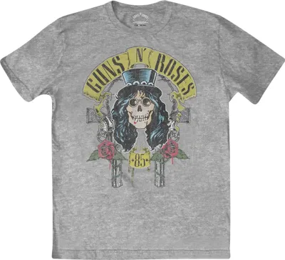 Produktbild von Guns N Roses - "Slash ´85" T-Shirt für Herren/Damen Uni RO1530 (S) (Grau)