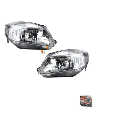 Immagine prodotto di Fari compatibili con lampade Osram Night Breaker Laser per Skoda Fabia, set per lato destro e sinistro, codici: 5J1941017, 5J1941015, 5J1941018, 5J1941016. Johns