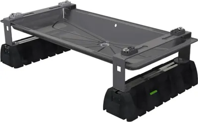Zdjęcie produktu dla Podstawa INFINITY + Taca ociekowa (850x400mm) + 3m kabel grzewczy z wbudowanym termostatem. Antywibracyjne stopy montażowe EXTREME 100-8. - Antracyt RAL 7016