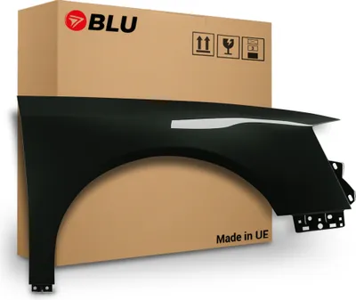 Zdjęcie produktu dla BLU Błotnik pasujący do VW Volkswagen Passat B6 LC6S Prawy Zielony DerbyGrün | 2005-2010 | Przedni Przód | Lakierowany | Gotowy do montażu  | Stal
