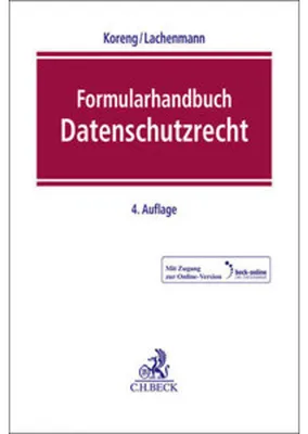 Immagine prodotto di Formularhandbuch Datenschutzrecht