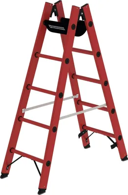 Produktbild von MUNK Günzburger Steigtechnik Sprossen-Stehleiter GFK 2x5 Sprossen