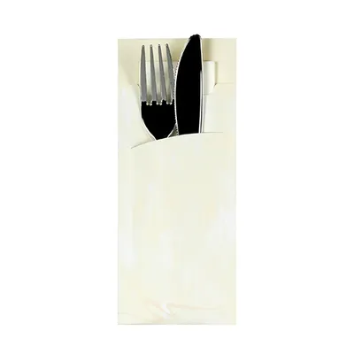 Obrázok produktu pre Papstar Bestecktaschen creme 20x8,5cm