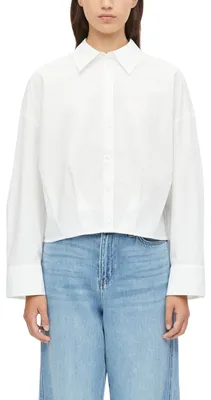 Produktbild von s.Oliver Damen Bluse – Relaxed Fit, Popeline, verlängerter Rücken