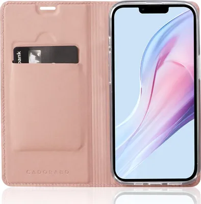 Produktbild von Cadorabo Handyhülle für Apple iPhone 13 MINI Schutz Hülle in Rosa Cover Etui Book Case Booklet