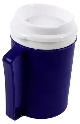 Produktbild von Auslaufsicherer Trinkbecher für Senioren 12 oz Unzerbrechlicher Isolierbecher mit Deckel und Griff