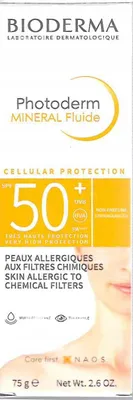 Zdjęcie produktu dla Bioderma Photoderm Mineral Fluid SPF 50+ PA++++ 75 g