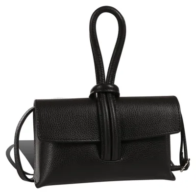Produktbild von Toscanto Damen Abendtasche Umhängetasche Leder Tasche schwarz D2OTT834AS