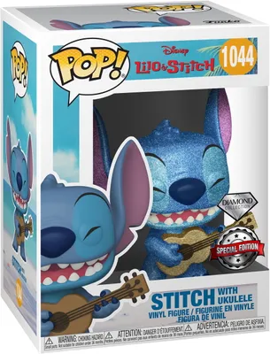 Produktbild von Disney Lilo & Stitch - Stitch with Ukulele 1044 Special Edition Diamond - Funko Pop! - Vinyl Figur