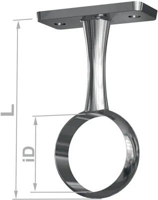 Produktbild von Mittelträger 11131 Zinkdruckg.silberf.Dm.D.20mm PG
