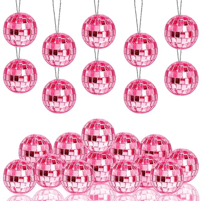 Image de Lot de 24 petites boules disco pour la décoration de fêtes