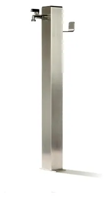 Produktbild von Schneck Wasserzapfstelle Edelstahl eckig 8x8 cm 100cm
