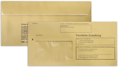 Image de RNK Verlag 2044/100 Enveloppe de distribution intérieure DIN Lang - avec fenêtre, 80g/qm, 100 pièces