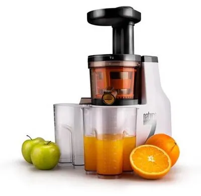 Produktbild von Nature7 Entsafter SJ150W, weiß, Saftpresse, Slow Juicer, 150W, 85 U/min., 80% Saftausbeute, BPA-frei