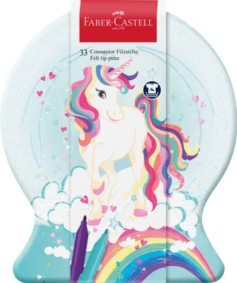 Zdjęcie produktu dla Pióro flamastrowe FABER-CASTELL Connector Unicorn