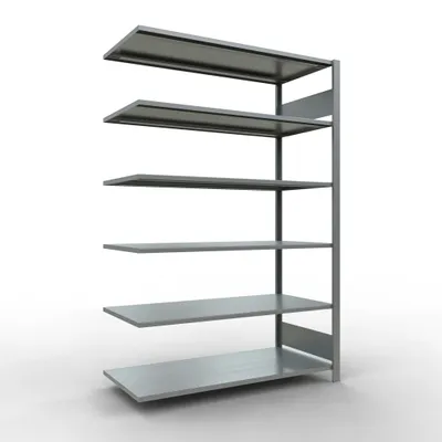 Produktbild von Büroregal Stecksystem Anbauregal - 2000x1300x600 mm, Typ 150 kg