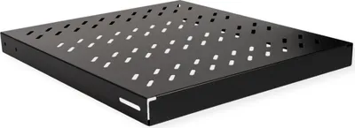 Produktbild von ROLINE 19-Zoll Fachboden 1 HE, 500 T 50 kg schwarz