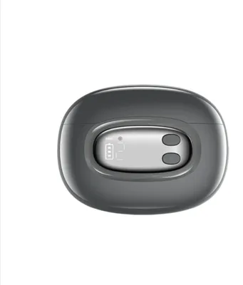 Image de INF Tondeuse à ongles électrique multifonction rechargeable 500mAh, coupe automatique à un bouton, lampe LED, tête en alliage silencieuse et tête de meulage remplaçable Gris foncé