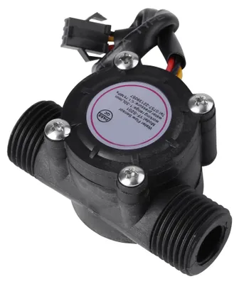 Image de Capteur de débit d'eau haute précision DN15 G1/2, débitmètre à effet Hall, 1-30 l/min