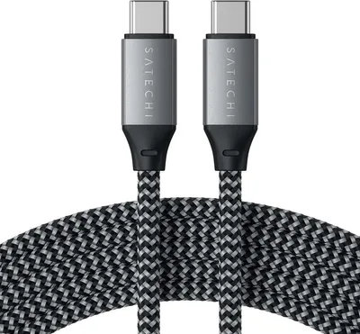 Produktbild von Satechi – nabíjecí kabel USB-C na USB-C 100W (vesmírně šedý)