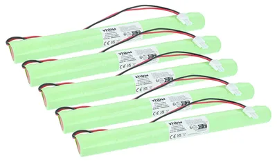 Produktbild von vhbw 5x Akku Ersatz für BAES 329045490 für Fluchtweg, Notfallbeleuchtung (1600 mAh, 7,2 V, NiCd)