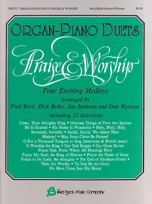 Image de Partition pour orgue et piano : louanges et chants