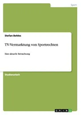 Immagine prodotto di TV-Vermarktung von Sportrechten