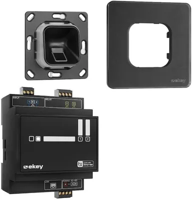 Produktbild von EKEY 203704 Fingerprint Zugangssystem Unterputz, Hutschiene IP54