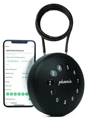 Obrázok produktu pre Phoenix Safe PALM Schlüsselkasten schwarz Elektronikschloss