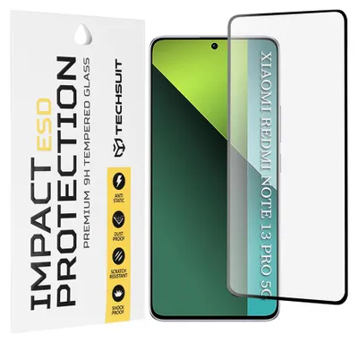 Obrázek produktu pro Techsuit – ESD ochranné tvrzené sklo pro Xiaomi Redmi Note 13 Pro 5G / Poco X6 – černé