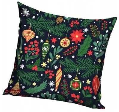 Produktbild von Carbotex Weihnachtlicher Kissenbezug mit Sternen Motiv 40x40 cm