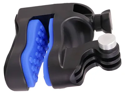 Obrázek produktu pro Stojan na bradu pro motocyklovou helmu, otočný, s rychloupínáním a ochranou proti poškrábání, vhodný pro DJI Action 3/4/5/6 a Insta360 X3