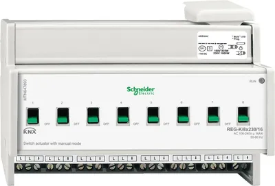 Produktbild von SCHNEIDER ELECTRIC Schaltaktor REG-K/8x230/16