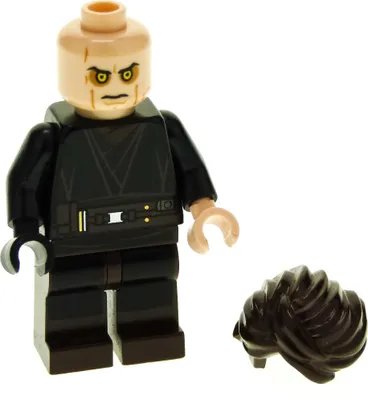 Produktbild von 1x Lego Minifigur Star Wars Anakin Skywalker schwarz Gesicht der Sith 9494 sw0361