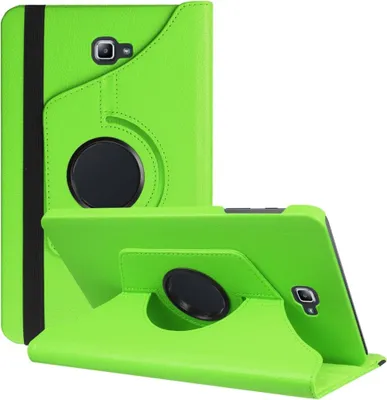 Produktbild von 360° Tablet Schutzhülle für Samsung Galaxy Tab A6 10.1 (2016) SM-T580 T585 Case Cover Drehbar Standfunktion Etui Tasche Schutz Hülle - Grün