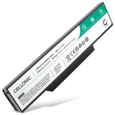 Image de CELLONIC 1x Batterie pour Ordinateur portable Compatible avec ASUS K73E, X73S, K73S, - (4400mAh, 10.8V)