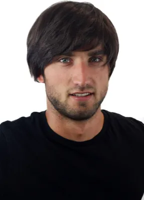 Produktbild von WIG ME UP Herrenperücke Braun Scheitel GFW993-6