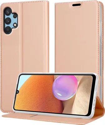 Zdjęcie produktu dla Etui na telefon komórkowy Cadorabo do Samsung Galaxy A32 4G w kolorze różowym Cover Etui Book Etui Booklet