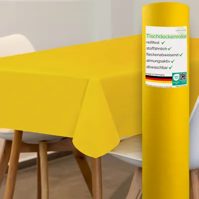 Produktbild von Sensalux Tischdeckenrollen 1,18m x 10m gelb