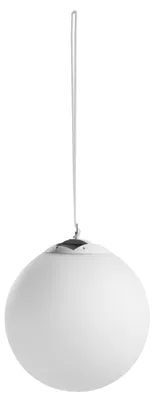 Produktbild von BELIANI LED Solar Außenhängelampe Weiß mit Fernbedienung Kugelform Modernes Design Outdoor Terrasse Garten Beleuchtung