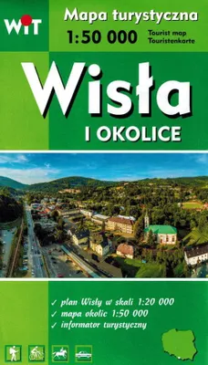 Imagen del producto de Wisła y sus alrededores. Mapa de la ciudad / Mapa turístico. WiT