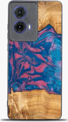 Produktbild von Holzhülle für Motorola Moto G85 5G, Bewood Unique Neons Vegas
