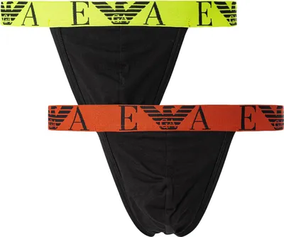 Produktbild von Emporio Armani 2er Pack Jockstrap, Schwarz L