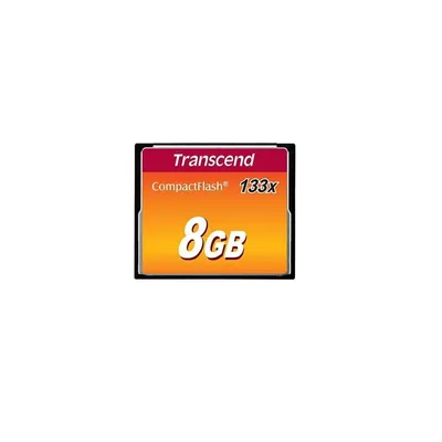 Productafbeelding van Transcend TS8GCF133 133X CompactFlash, 8 GB. (CompactFlash-geheugenkaart)