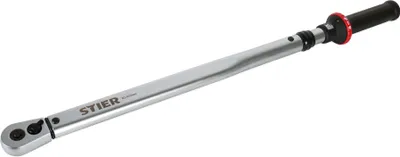 Produktbild von STIER Drehmomentschlüssel mit Umschaltknarre 1/2 Zoll, Aufnahme 80-400Nm, hohe Auslösegenauigkeit, Umschaltfunktion, Auslösesignal, Vierkantantrieb, DIN 3120