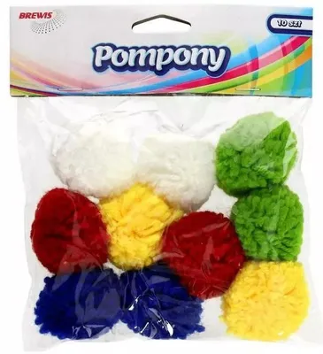 Immagine prodotto di Pompon soffici da 40 mm 6 pezzi