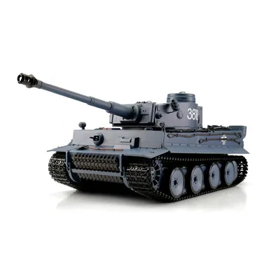 Produktbild von TORRO Panzer 1/16 RC TIGER I grau camouflage - BB Airsoft+IR