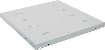 Image de Triton RAC-UP-450-A4 Tablette 19" perforée, 1UH, 450mm, 80kg, Triton RAC-UP-450-A4, gris clair