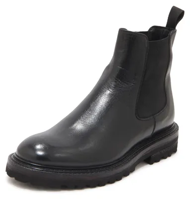 Imagen del producto de P8135 - Botas de hombre estilo Beatles, marca Caracciolo, color negro