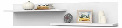Produktbild von Wandboard ARIZONA mit 2 Ablageböden, Material MDF, Farbe Weiß supermatt